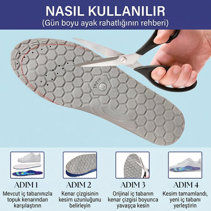 Escaled™Her Adımda Rahatlığa Yaklaş|Ortapedik Tabanlık